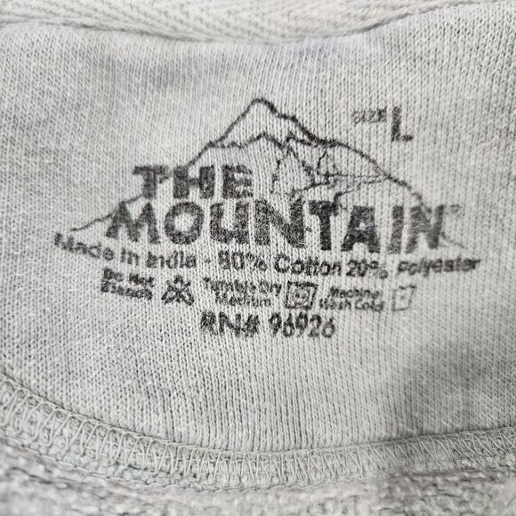 VTG. The Mountain Wolf Tie Dye Grunge Hoodie Sweatshirt Pullover Sz L 90's Y2k - Picture 5 of 11